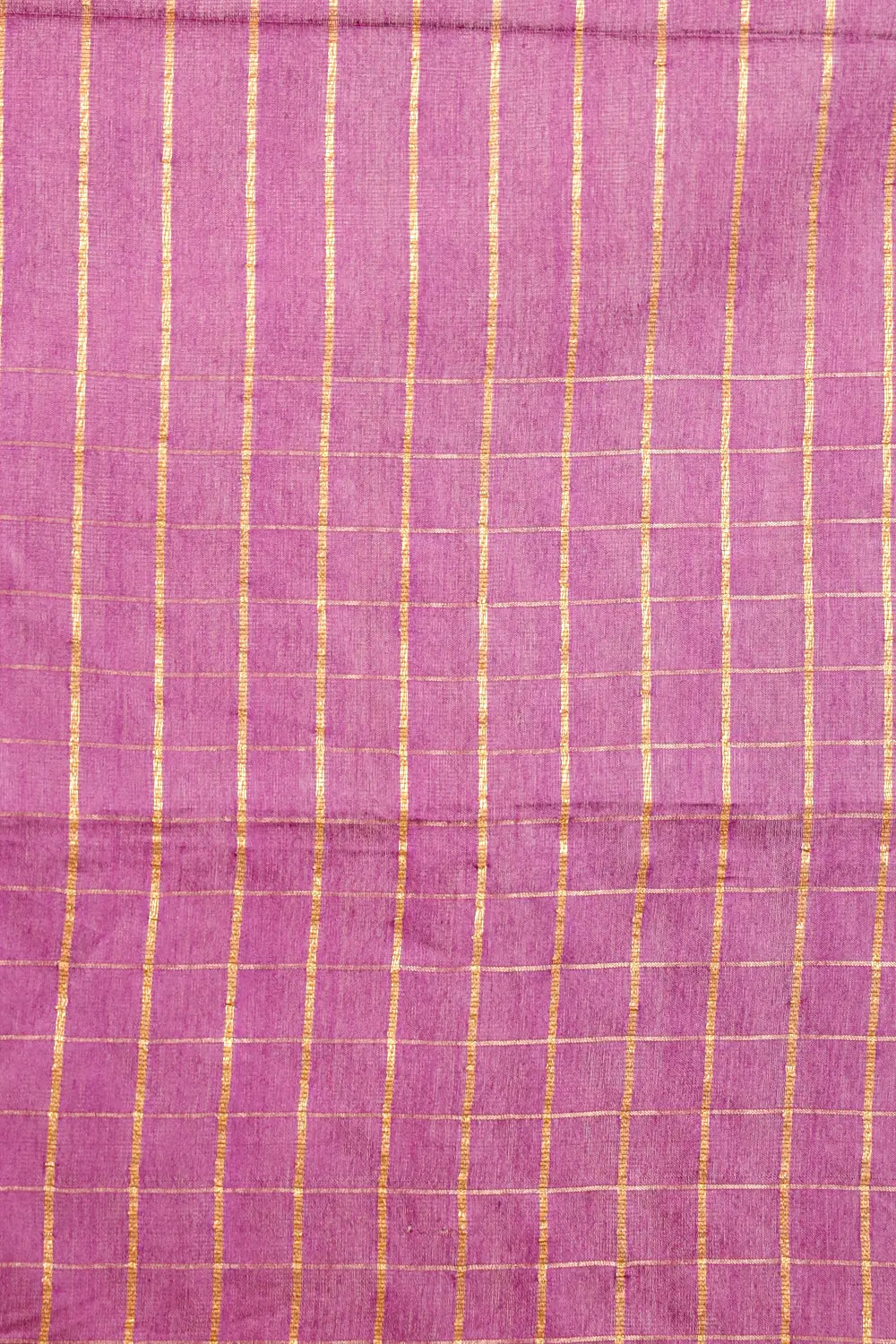 Purple Semi Tussar Saree