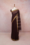 Coffee Brown Semi Tussar Saree