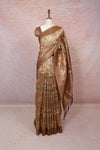 Copper Color Semi Tissue Saree