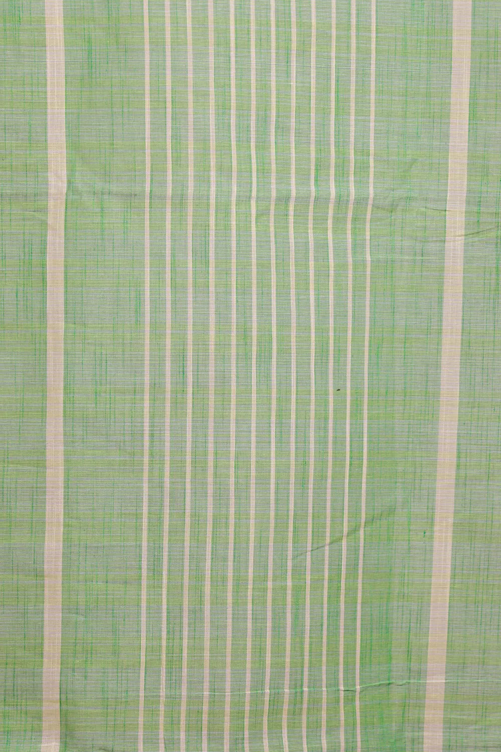 Lemon Yellow Cotton Saree