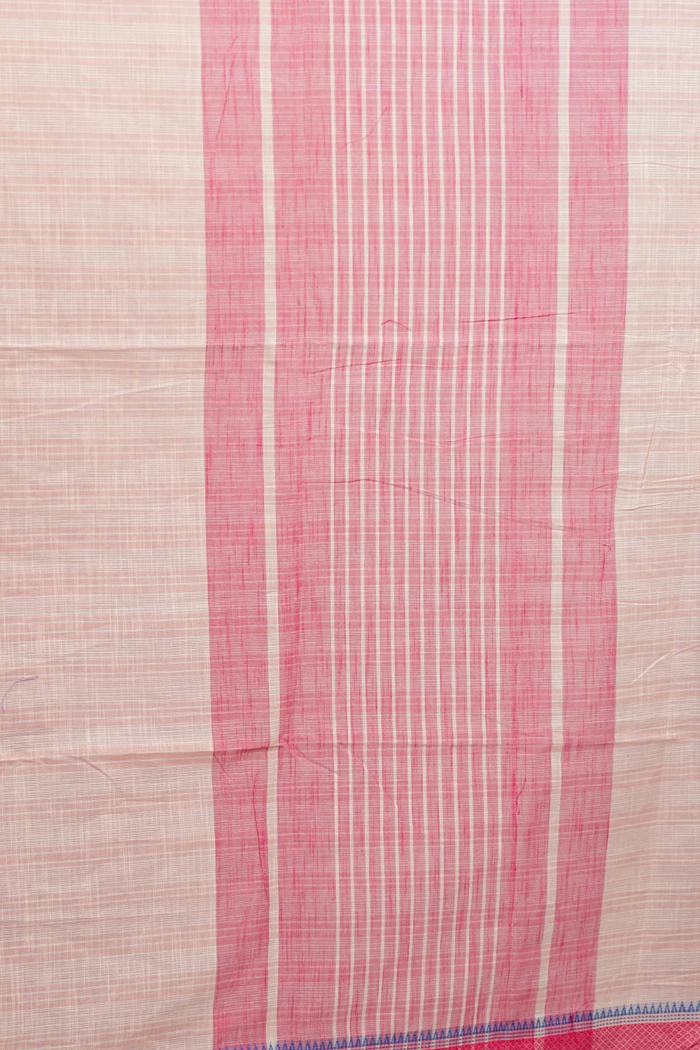 Peach Cotton Saree