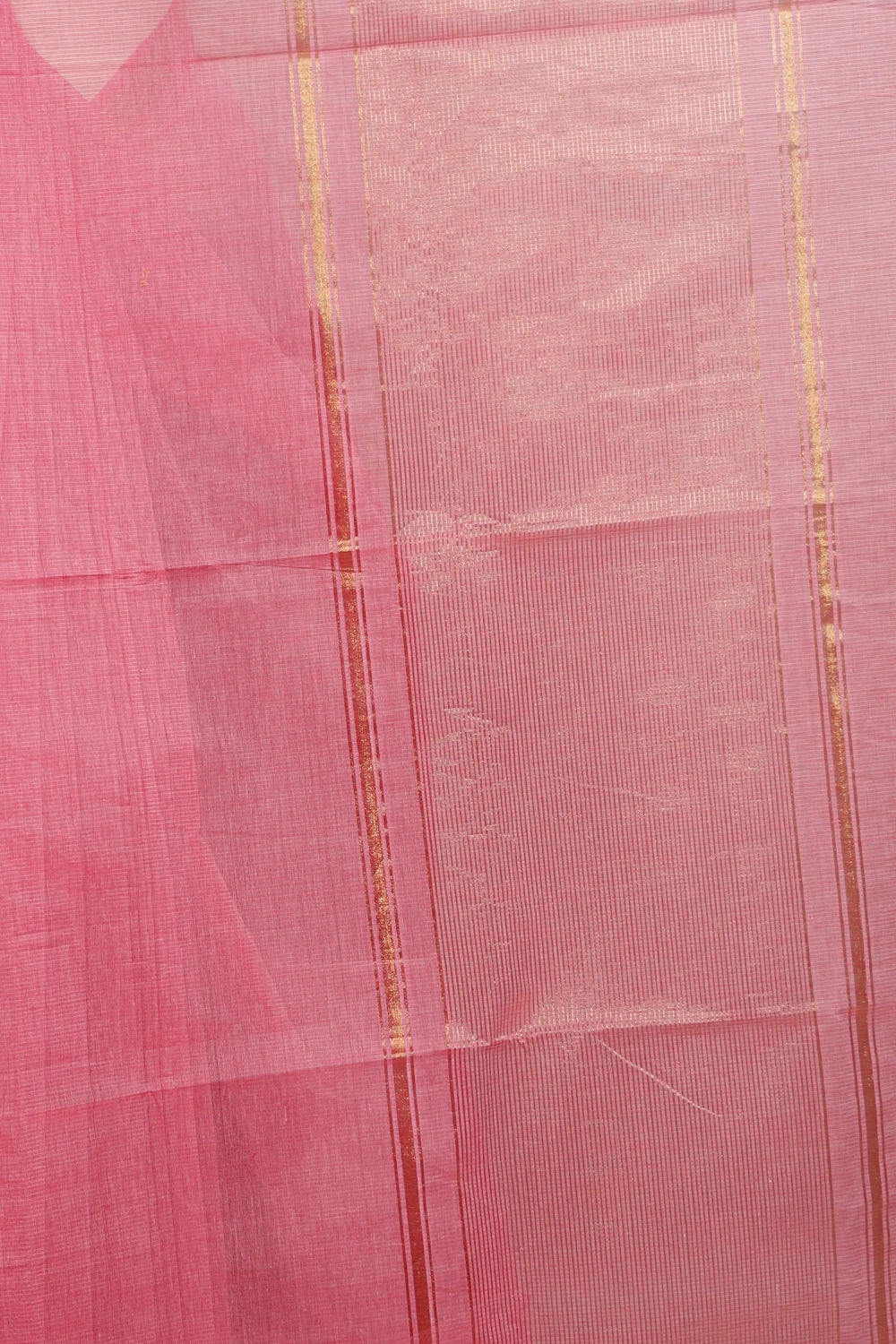Pink Cotton Silk Saree - Seematti