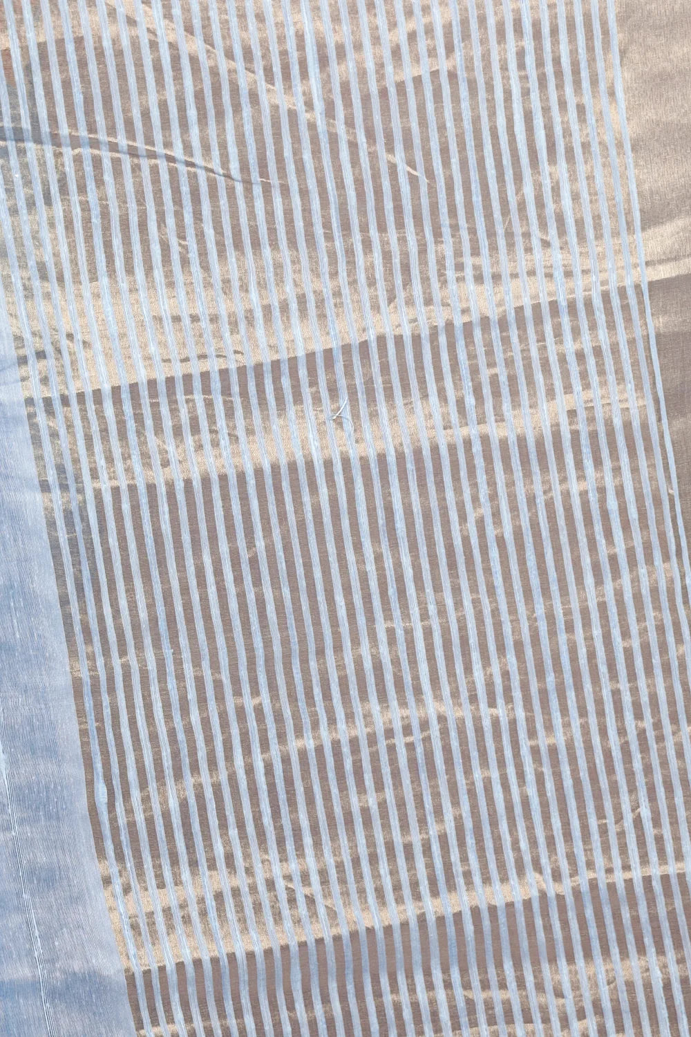 Sky Blue Semi Jute Saree
