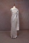 Ash Semi Organza Saree