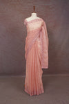 Peach Semi Organza Saree
