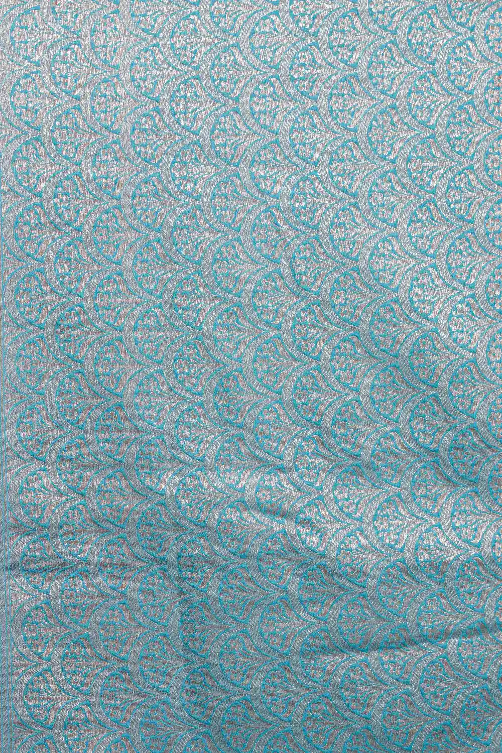 Coffee Brown Semi Banarasi Saree