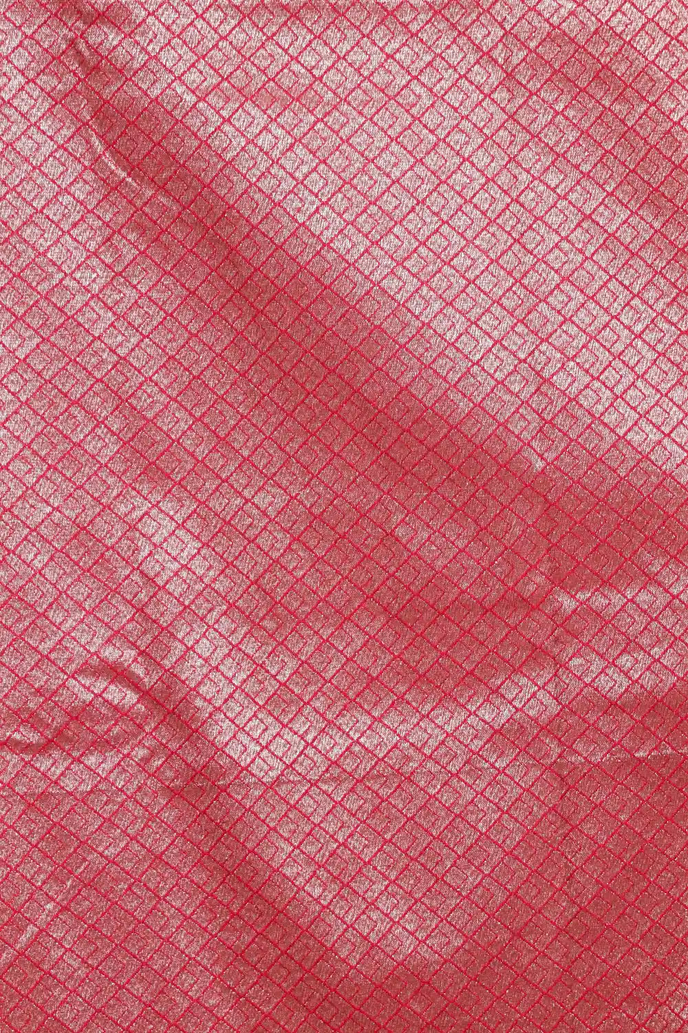 Off White Semi Banarasi Saree