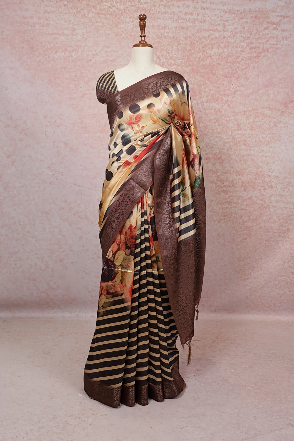 Gold Semi Silk Saree