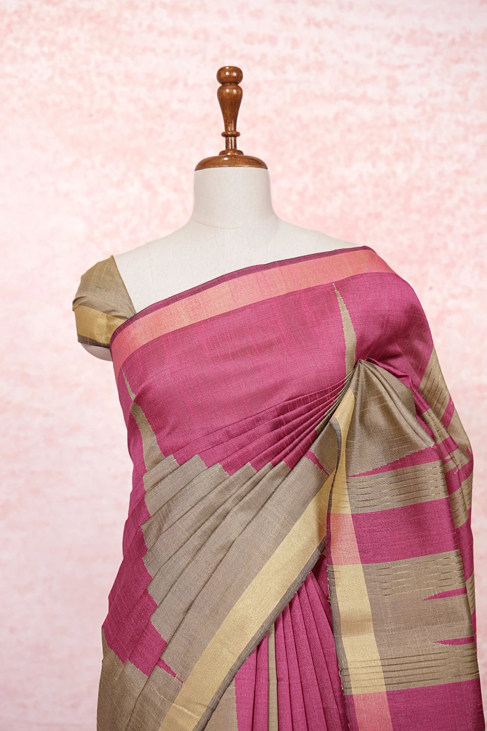 Multi Color Semi Jute Saree