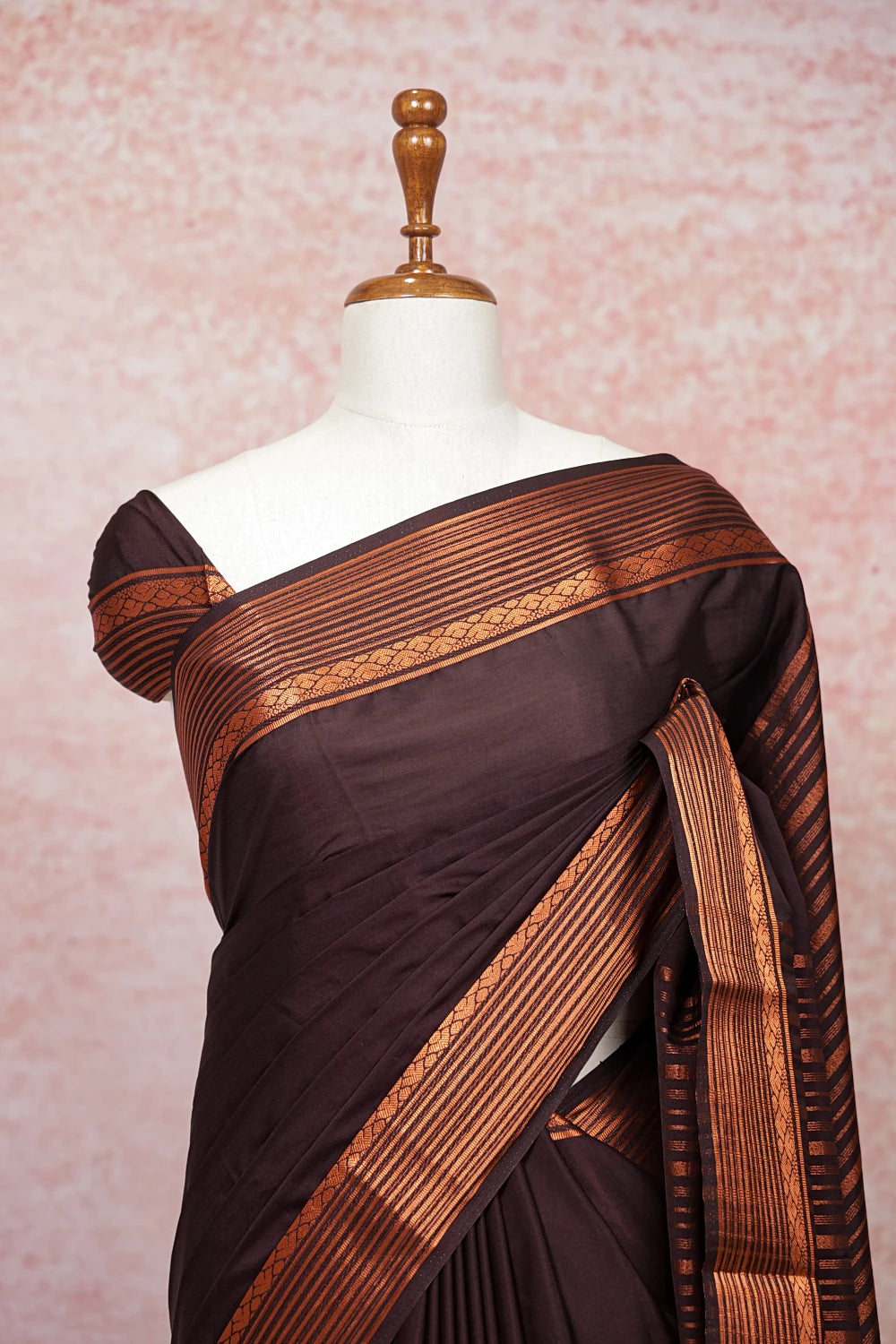 Black Semi Silk Saree