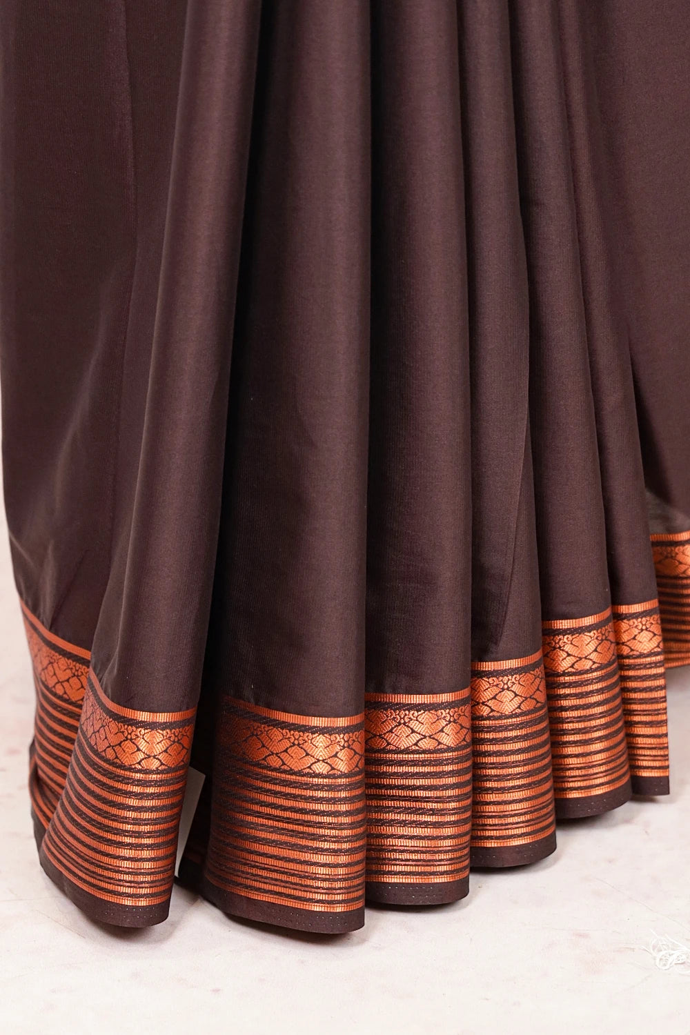 Black Semi Silk Saree