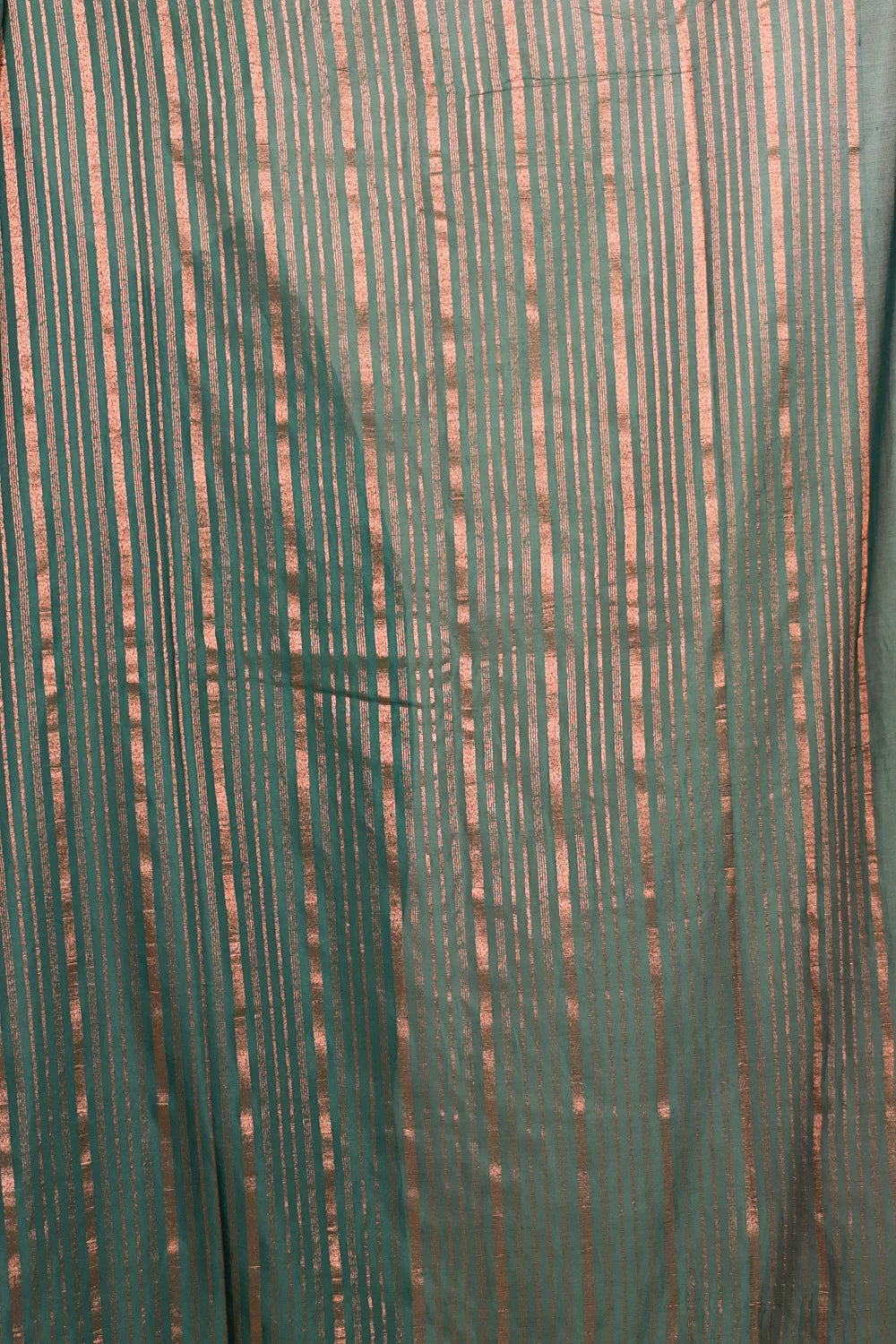 Dark Green Semi Banarasi Saree