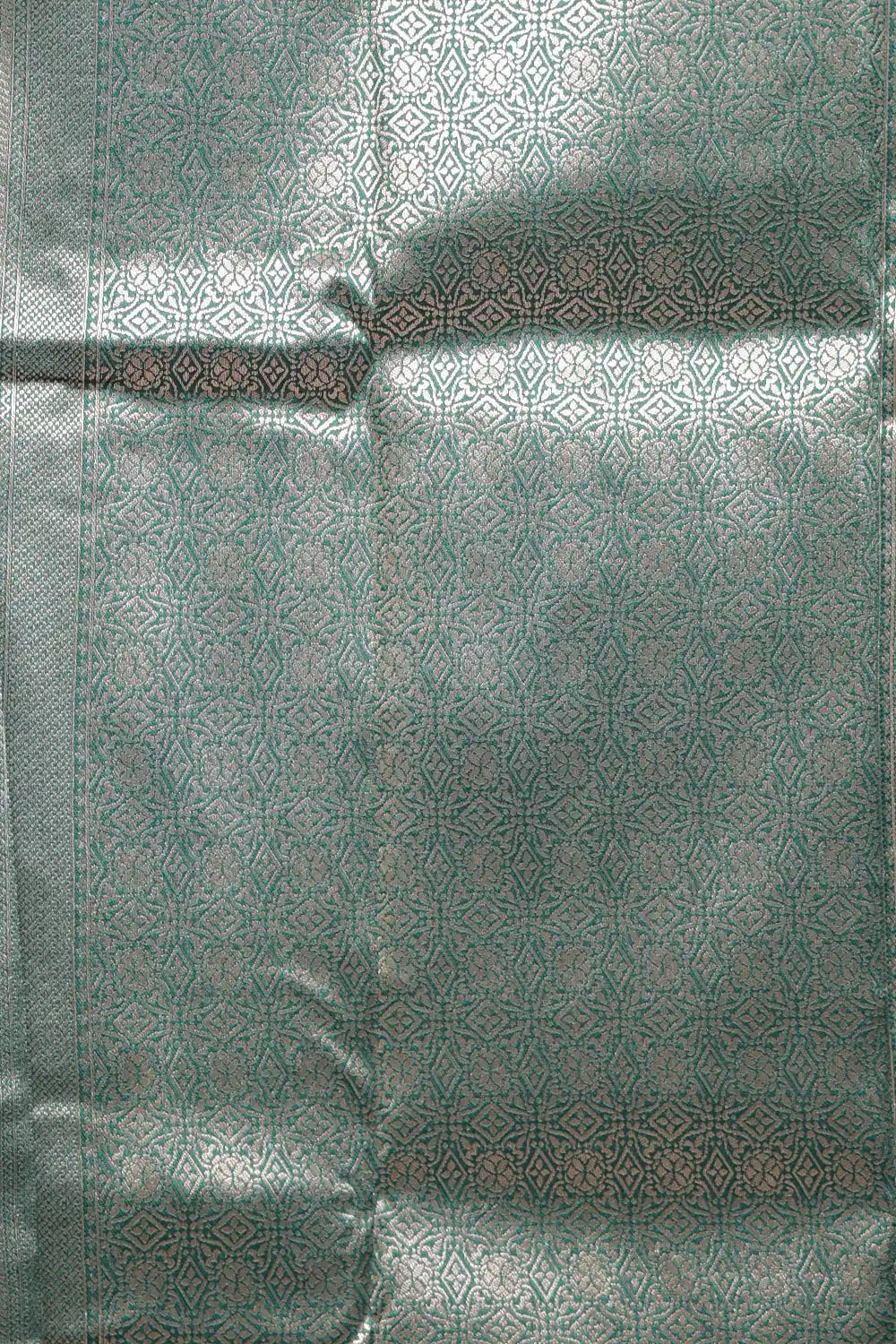 Antique Brass Color Semi Kancheepuram Silk Saree