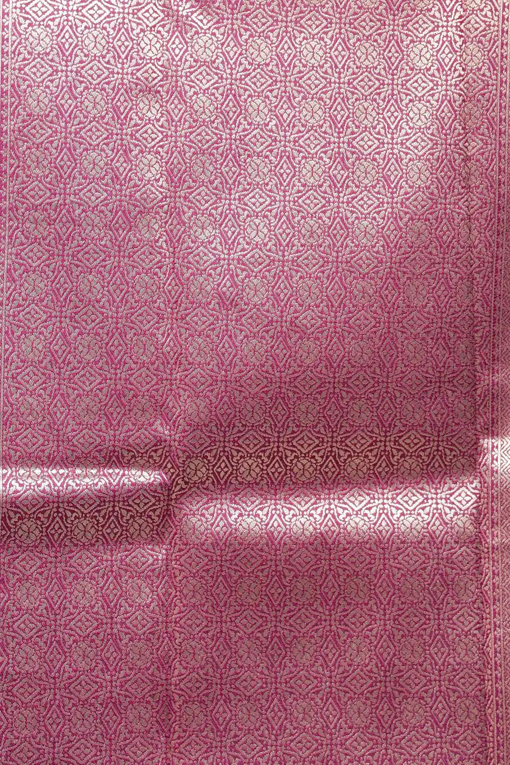 Peacock Green Semi Kancheepuram Silk Saree