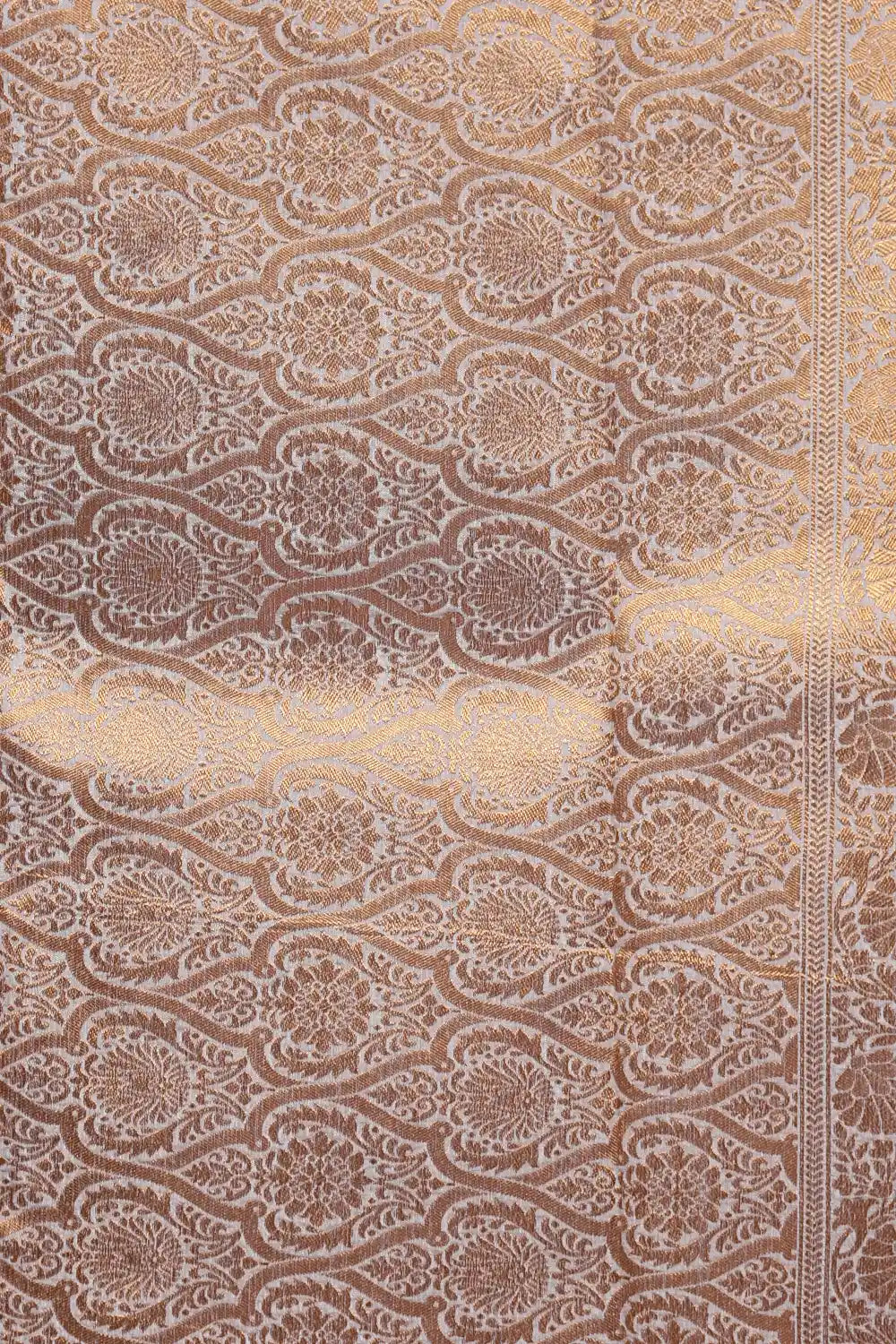 Ash Semi Banarasi Saree