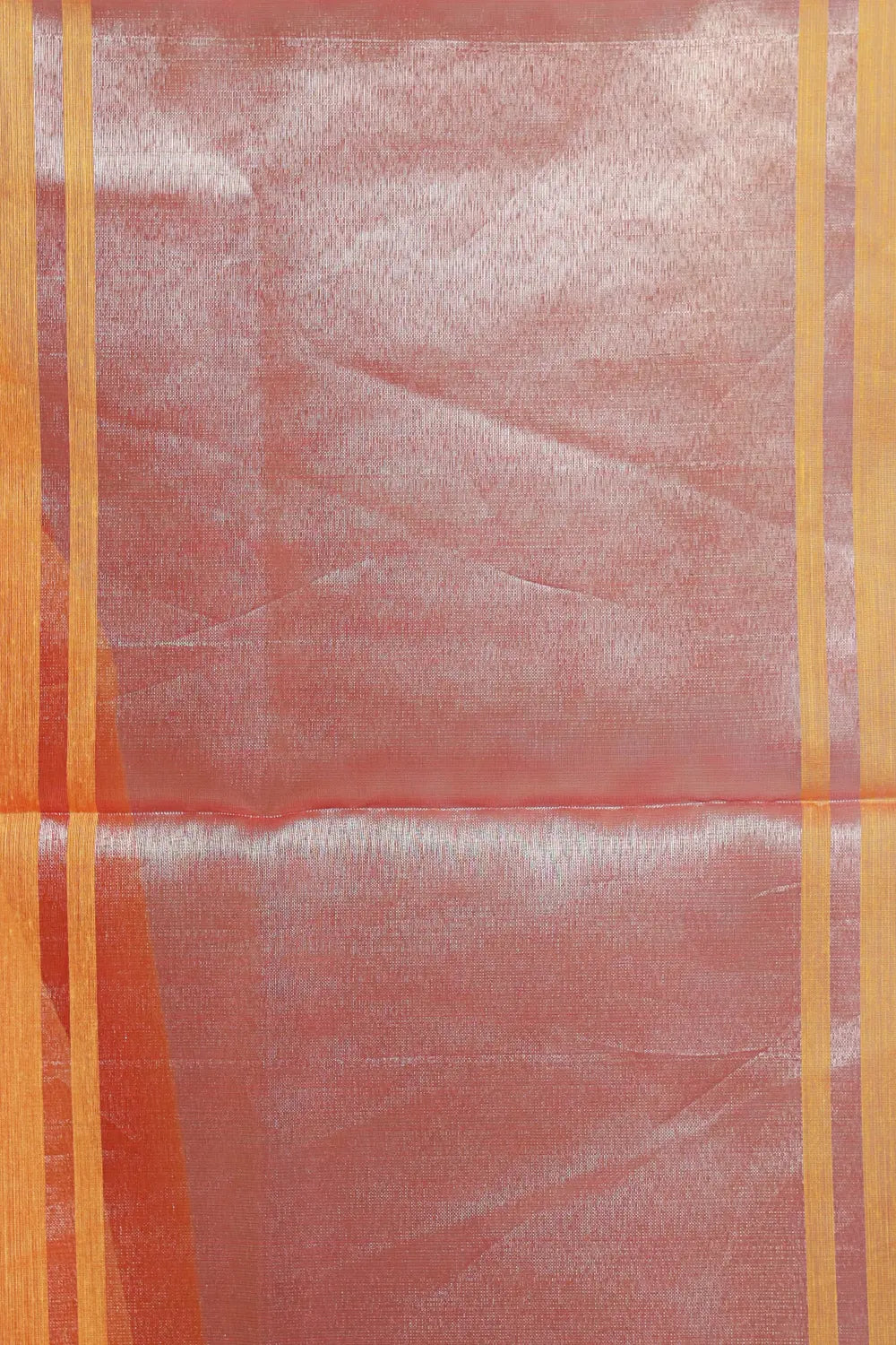 Mango Yellow Cotton Silk Saree