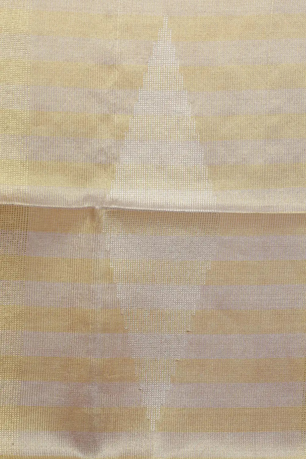 Gold And Silver Semi Tissue Organza Saree