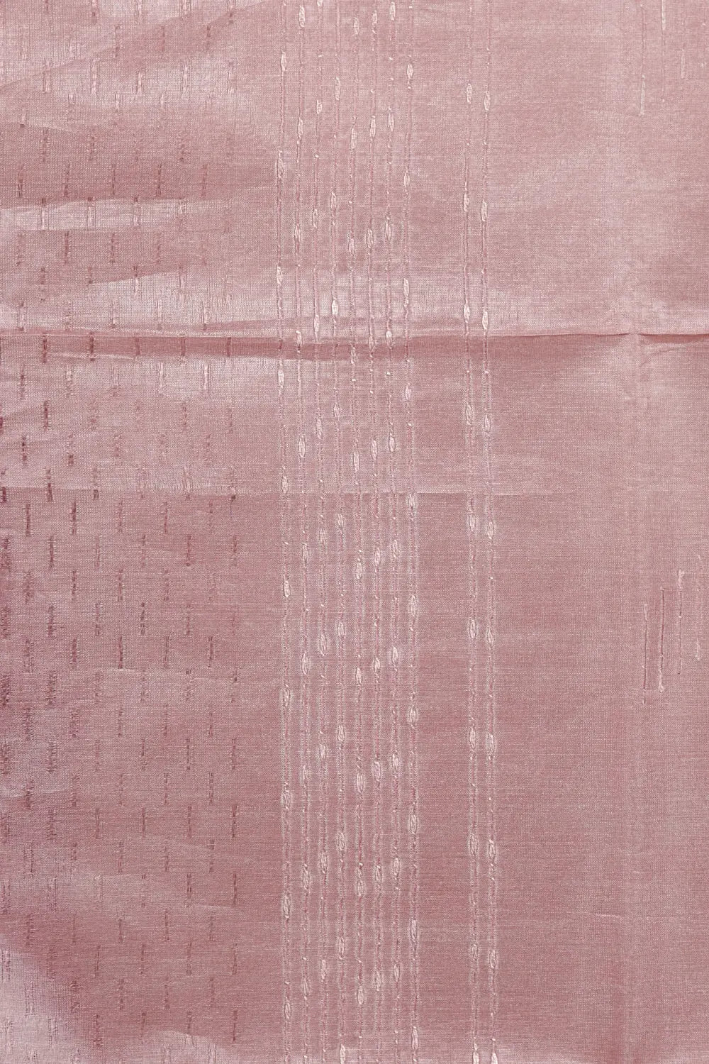 Onion Pink Tussar Silk Saree