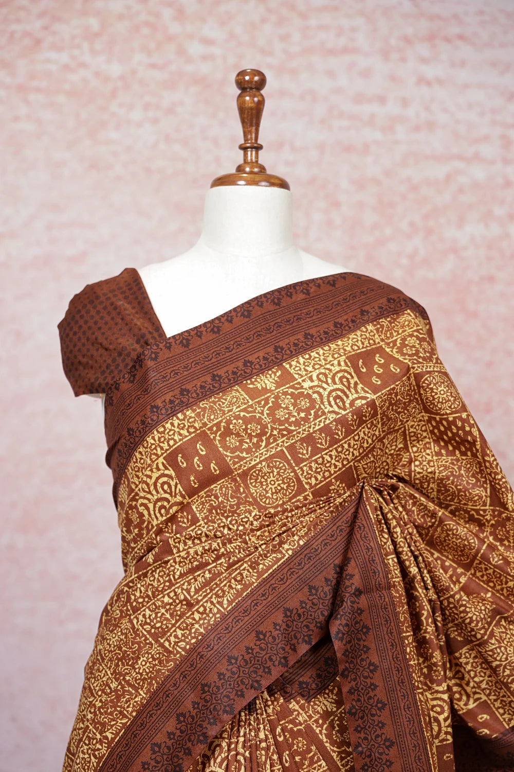 Coffee Color Cotton Saree
