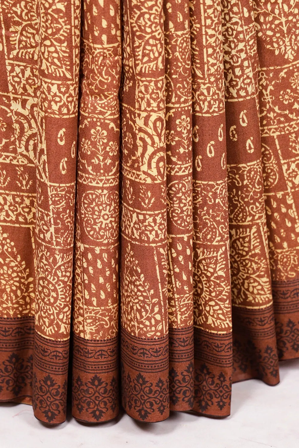 Coffee Color Cotton Saree