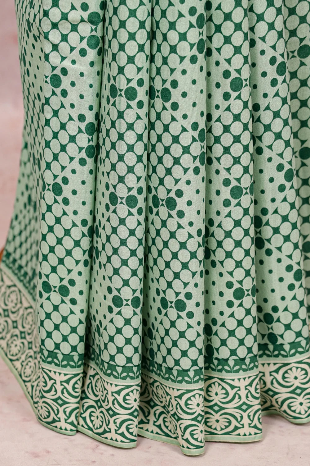 Light Green Cotton Saree