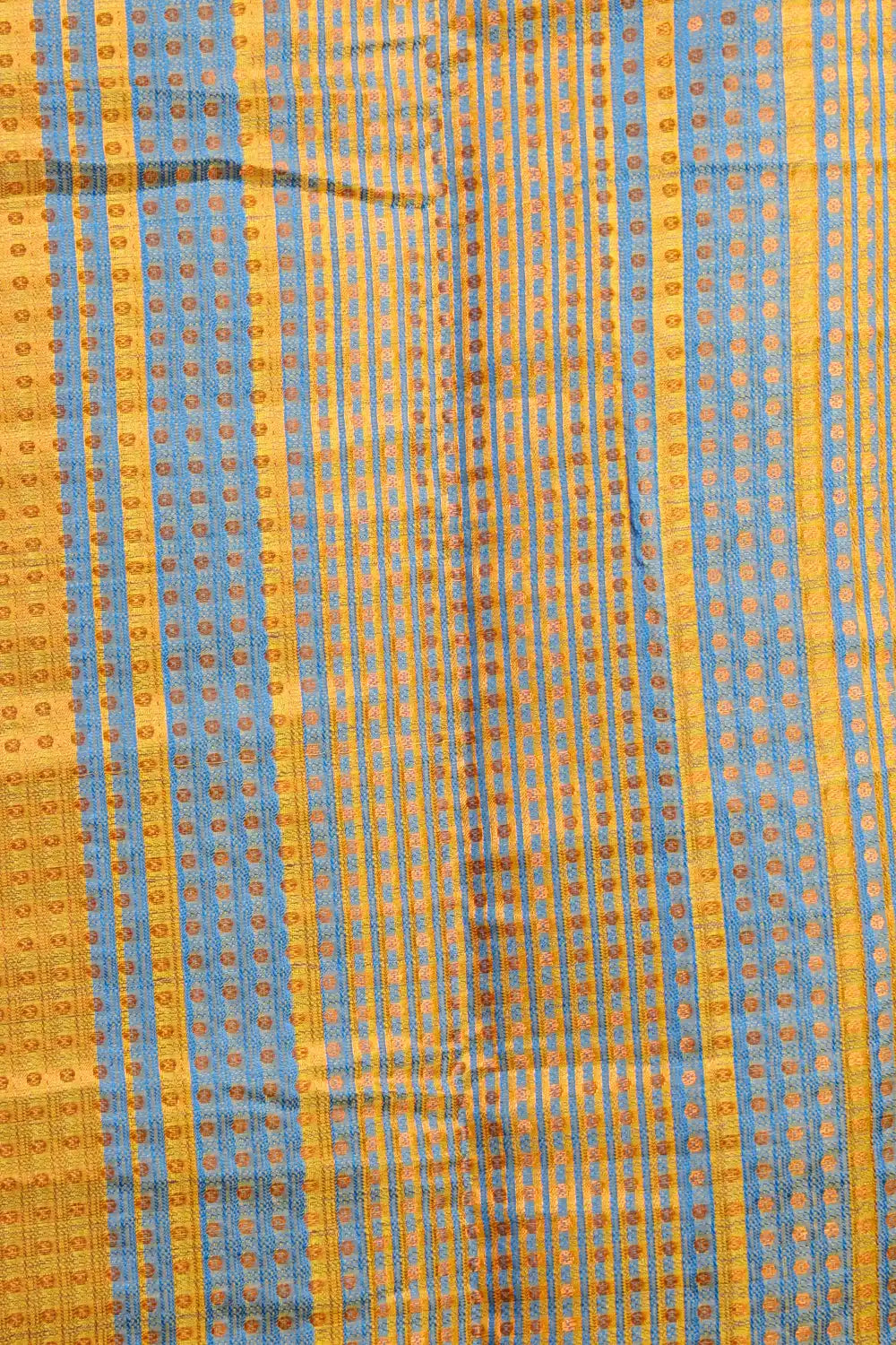 Orange Semi Silk Saree