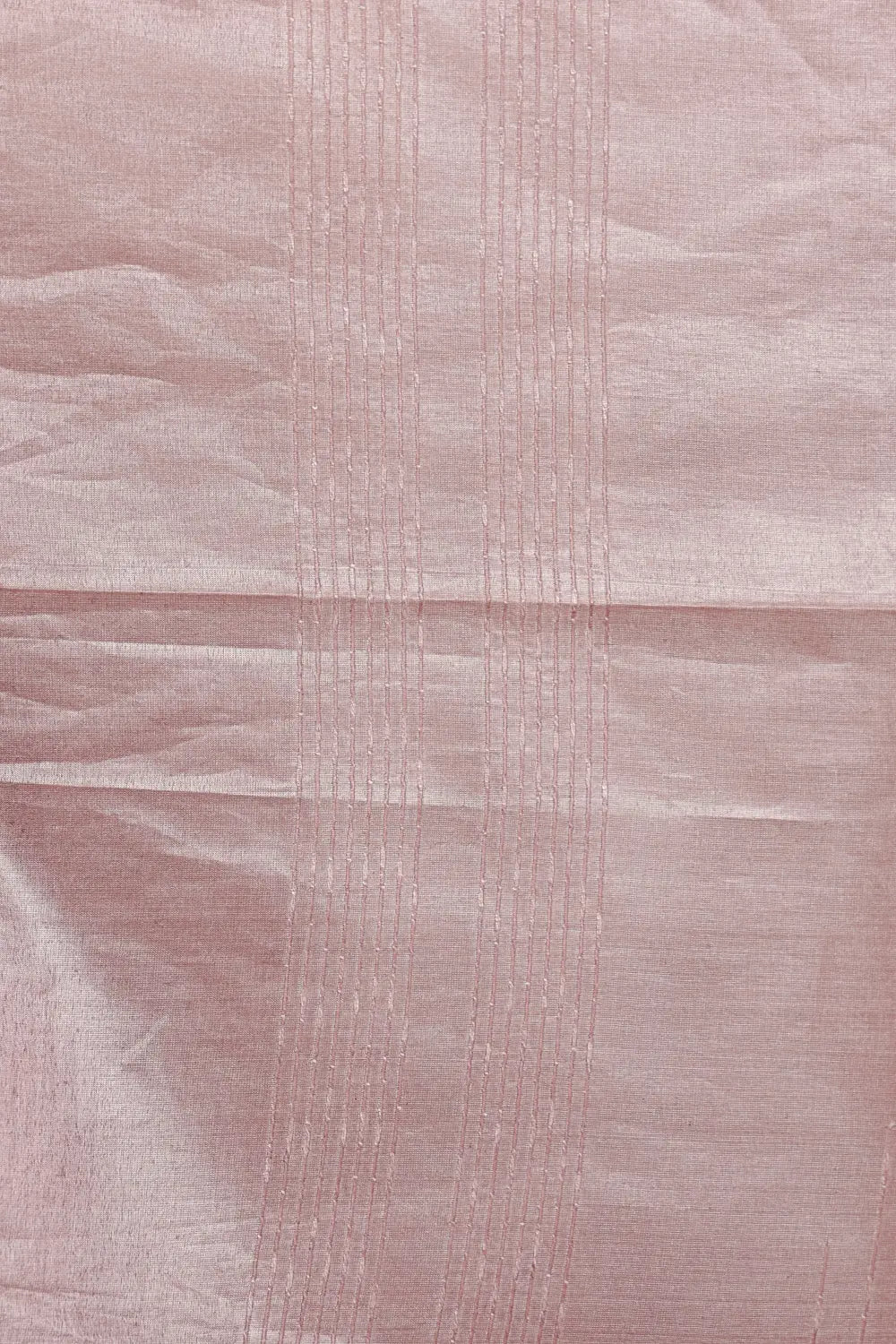 Onion Color Tussar Silk Saree