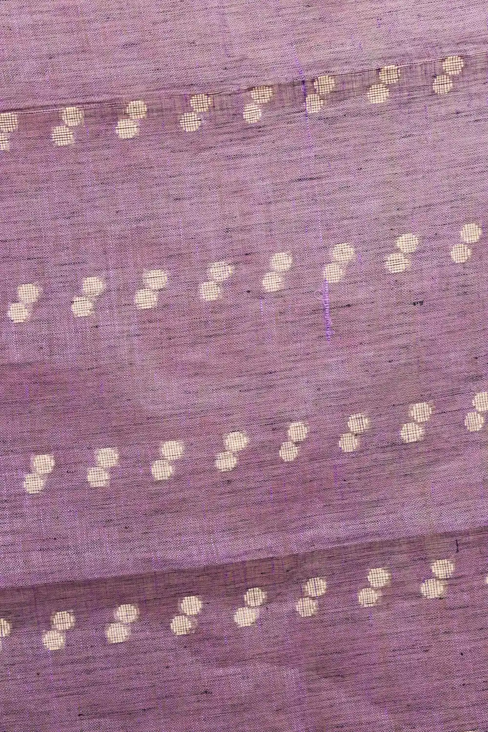 Violet Linen Saree