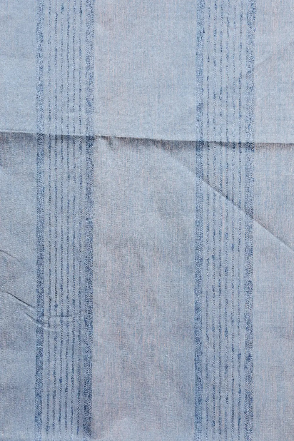 Blue Semi Tussar Saree