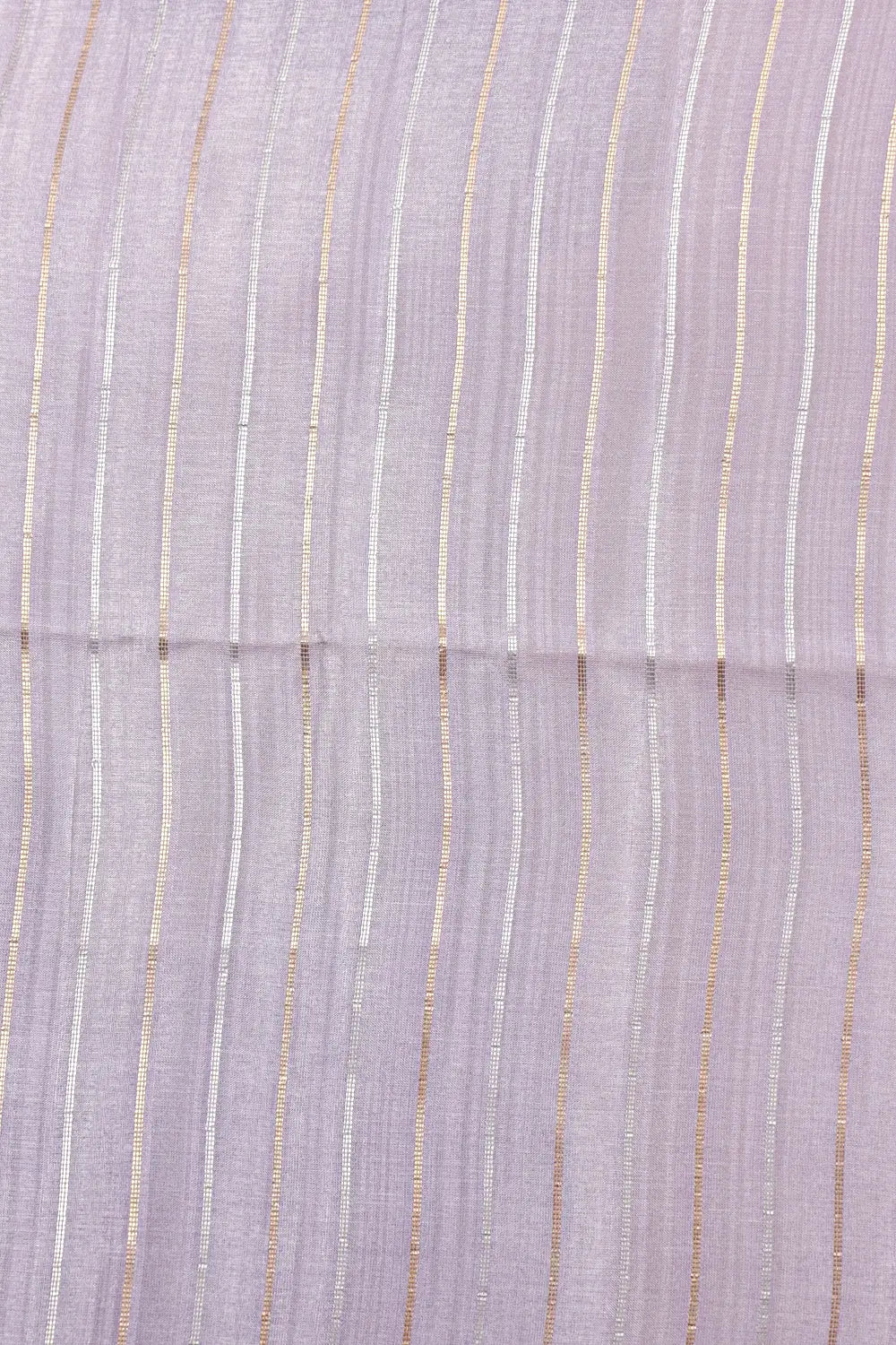 Light Lavender Semi Tussar Saree