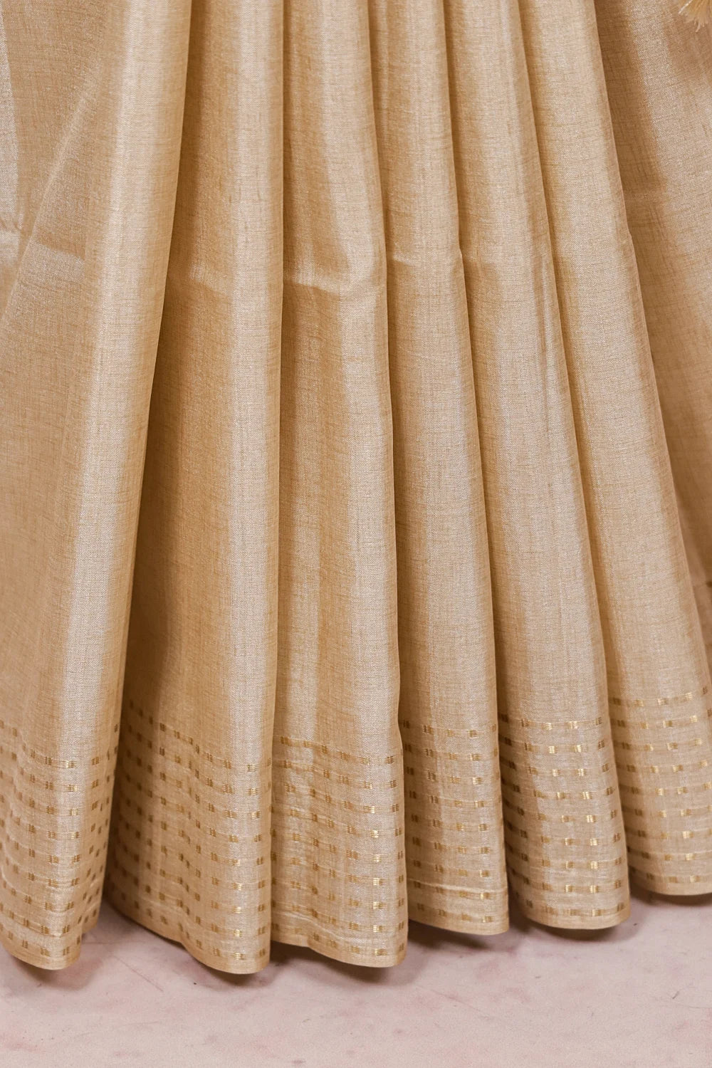 Off White Semi Tussar Saree