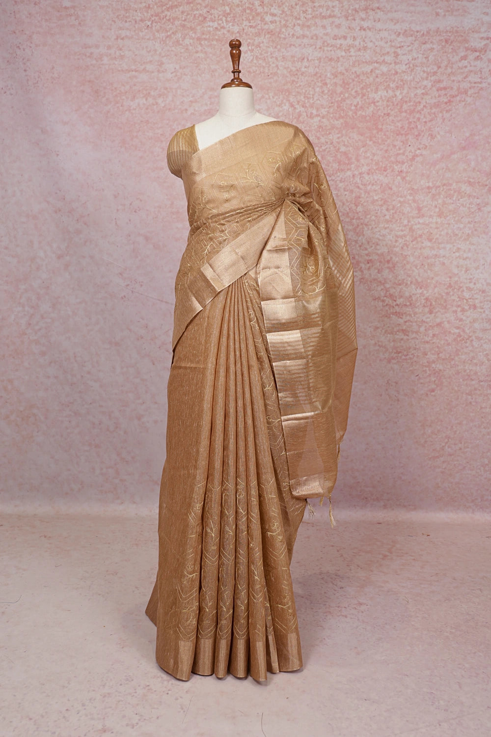 Gold Net Kota Saree
