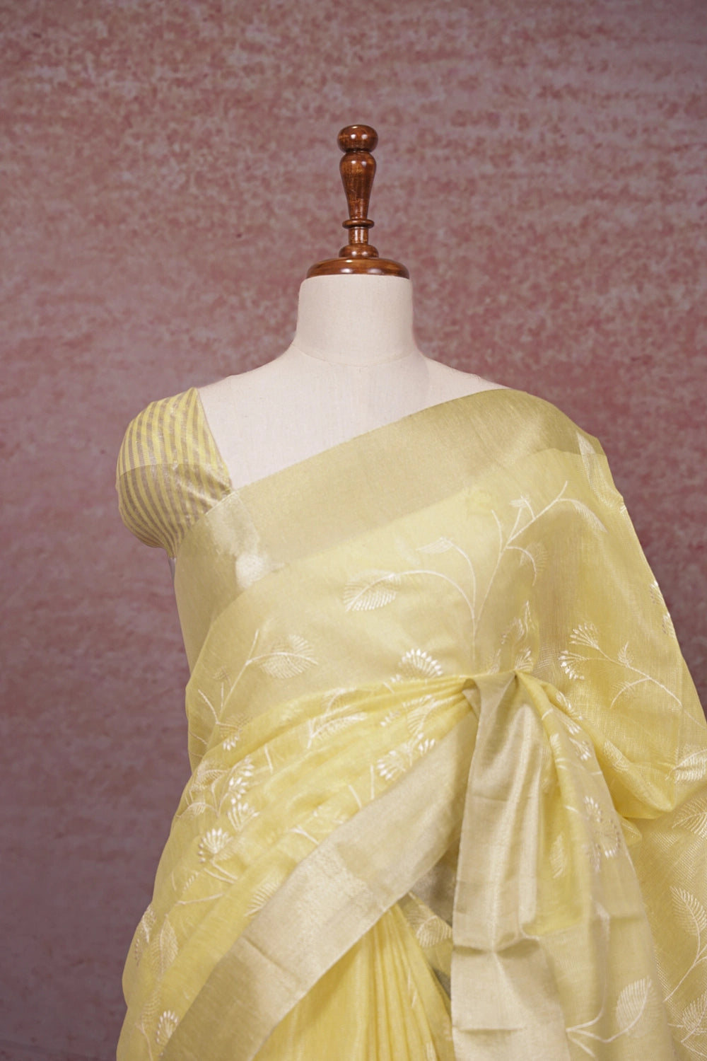 Yellow Kota Saree