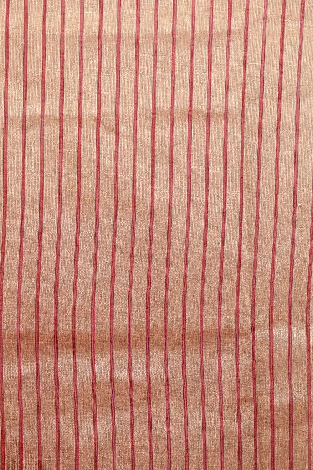 Maroon Semi Tussar Saree