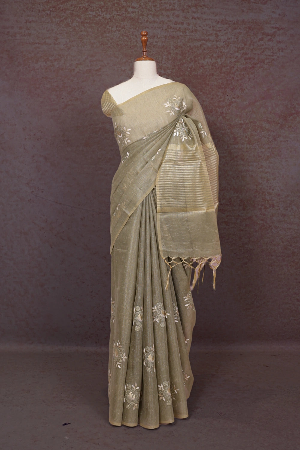 Chikku Color Kota Saree