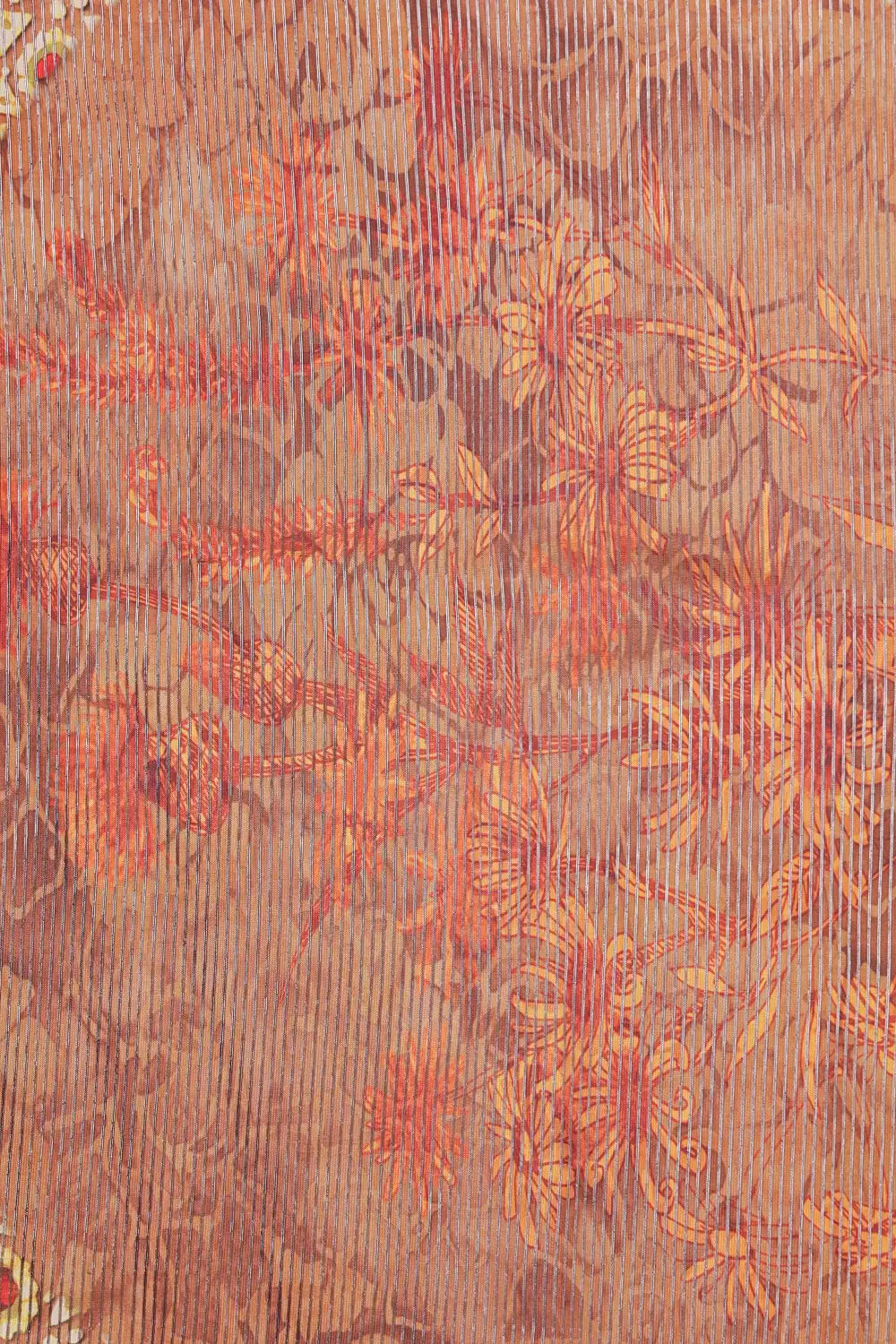Cream Semi Tussar Saree