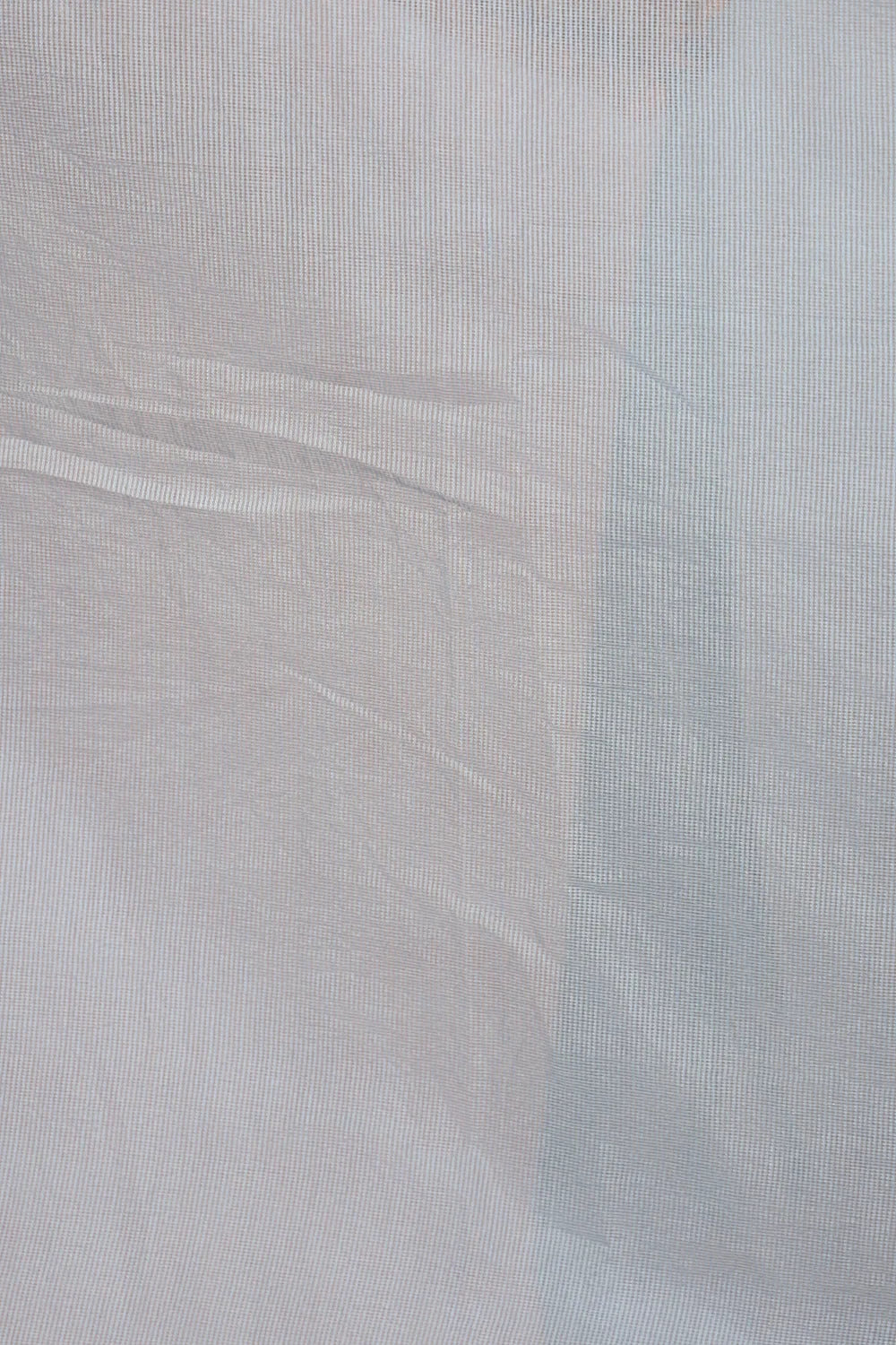 Light Blue Linen Hand Work Unstitched Churidhar Material