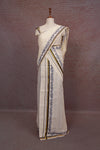 Off White Cotton Set Mundu - Seematti