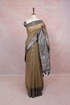 Chikku Color Semi jute Saree - Seematti