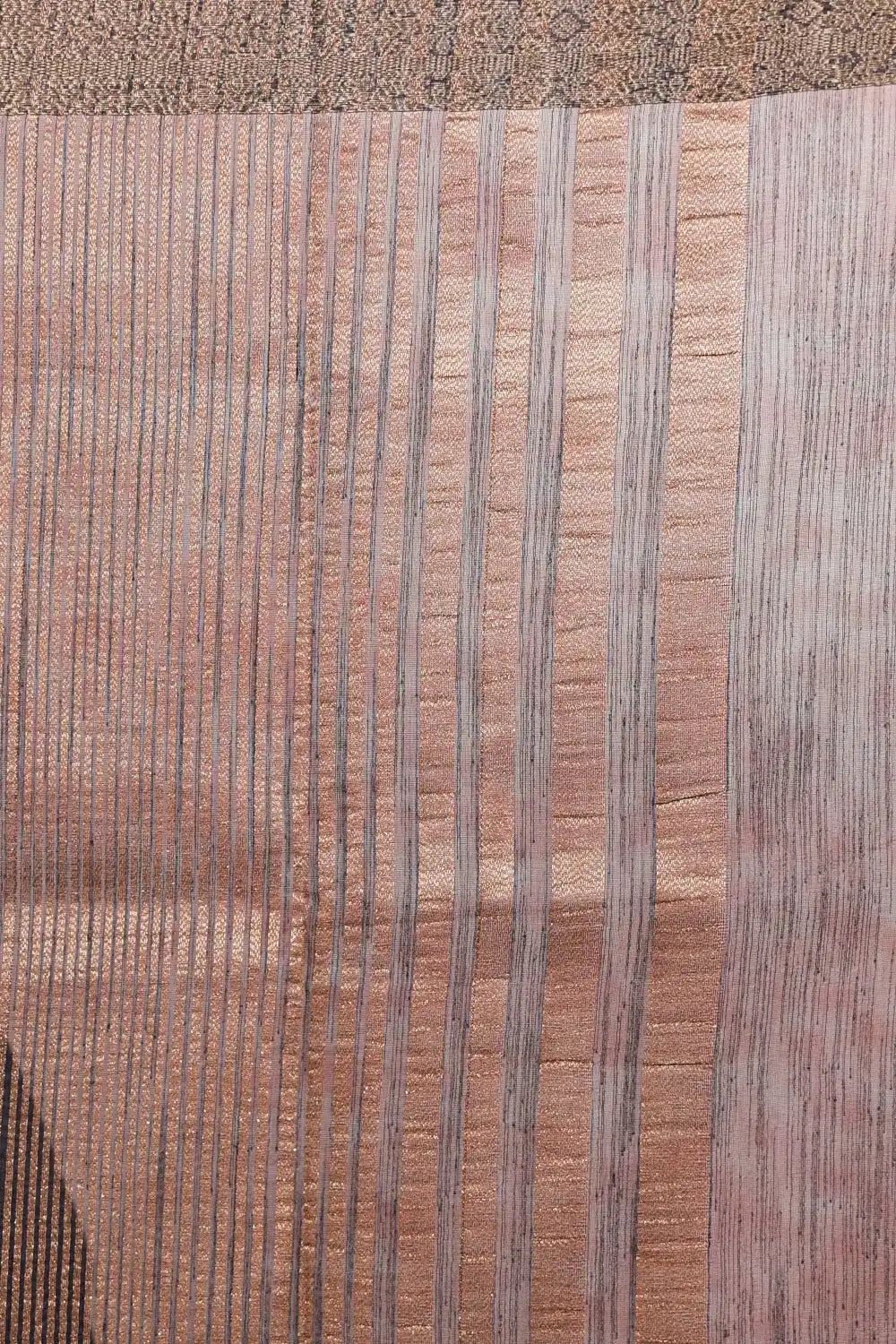 Black Semi Jute Saree