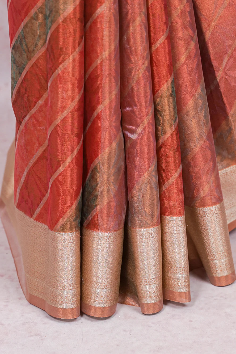 Multi Color Semi Tissue Saree