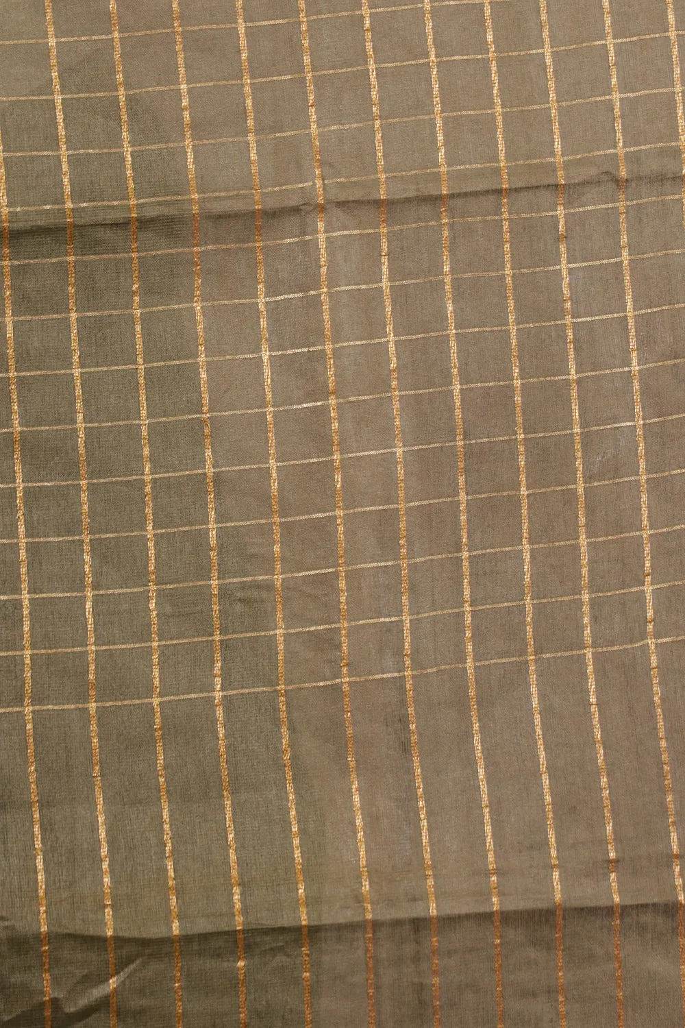 Moss Green Semi Tussar  Saree - Seematti