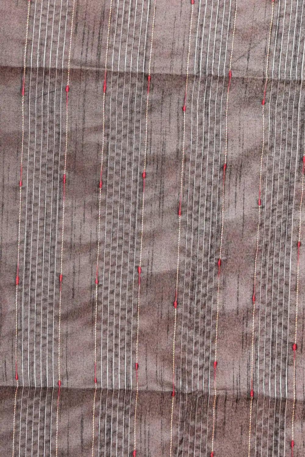 Peach Pink Semi Jute Saree