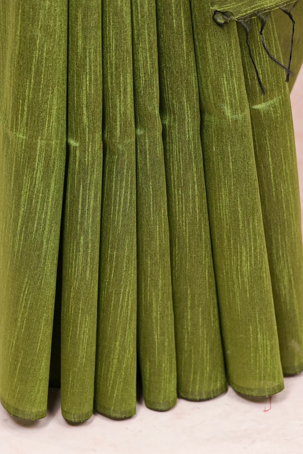 Green Semi Jute Saree