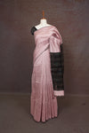 Dusty Rose Semi Jute Saree
