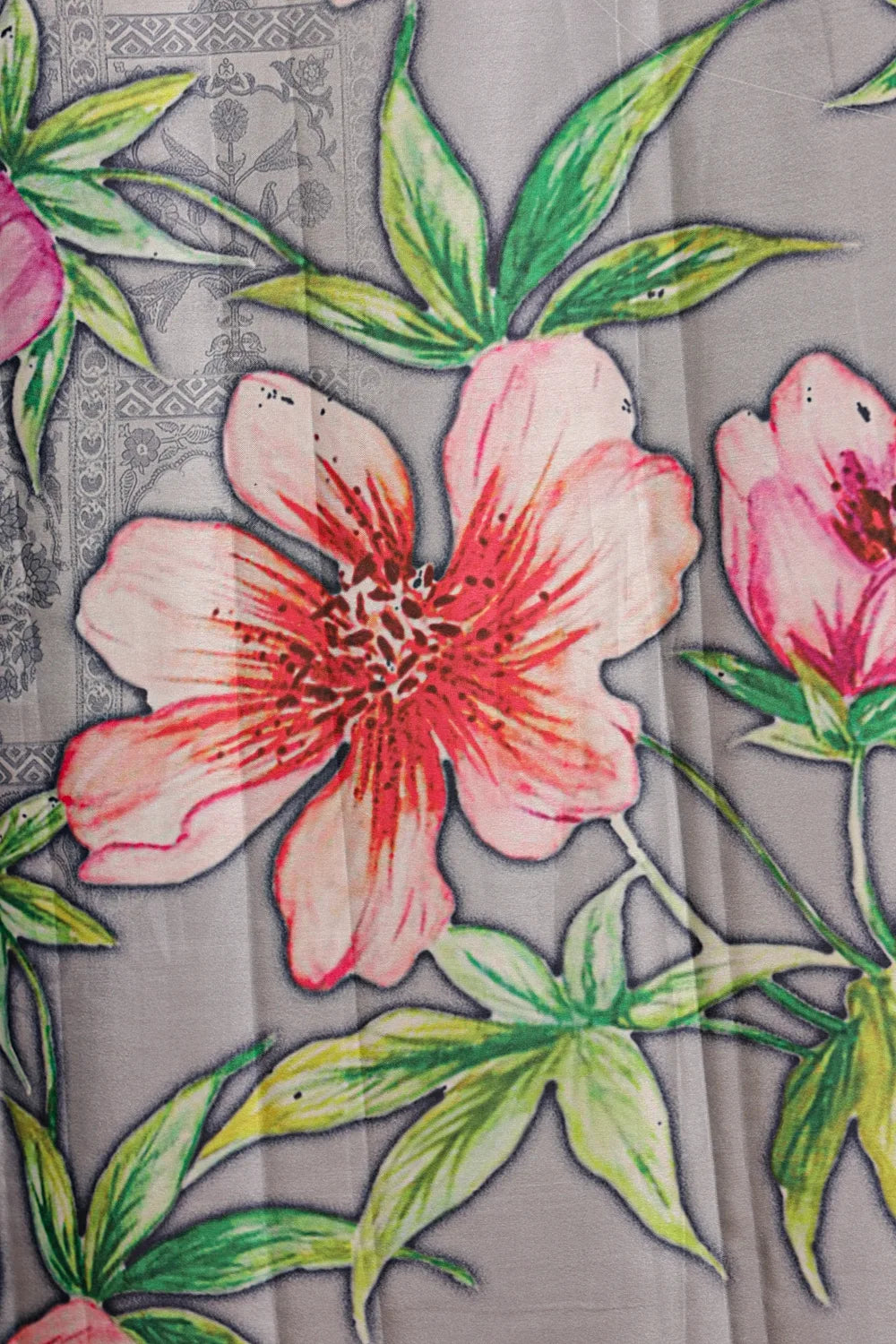 Ash Semi Tussar Saree