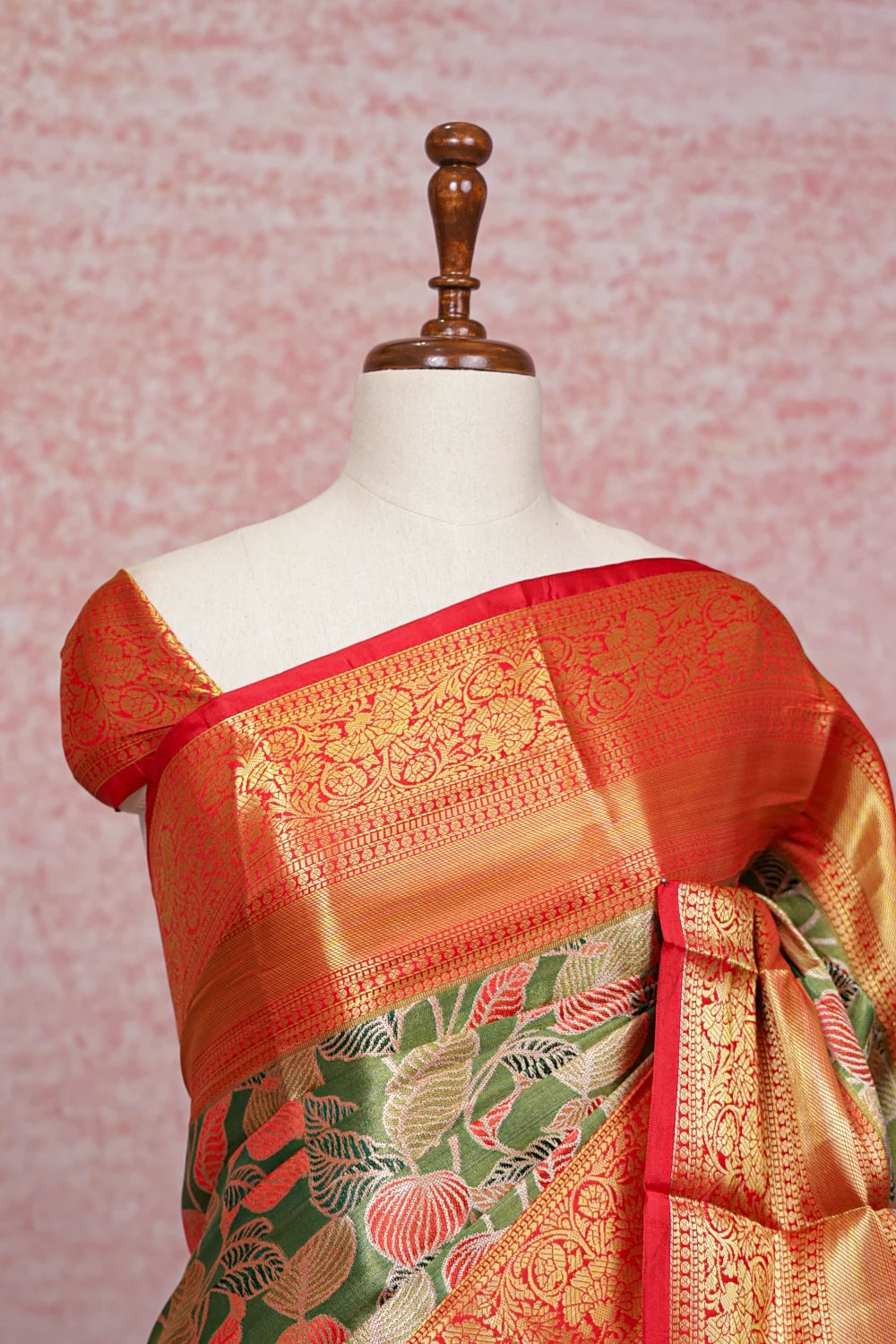 Green Semi Tissue Silk Saree