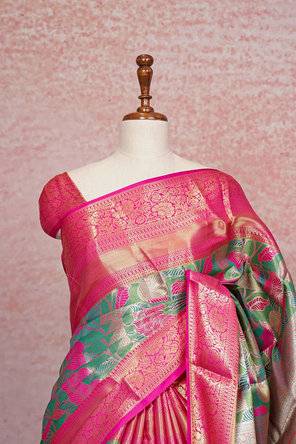 Green Semi Tissue Silk Saree