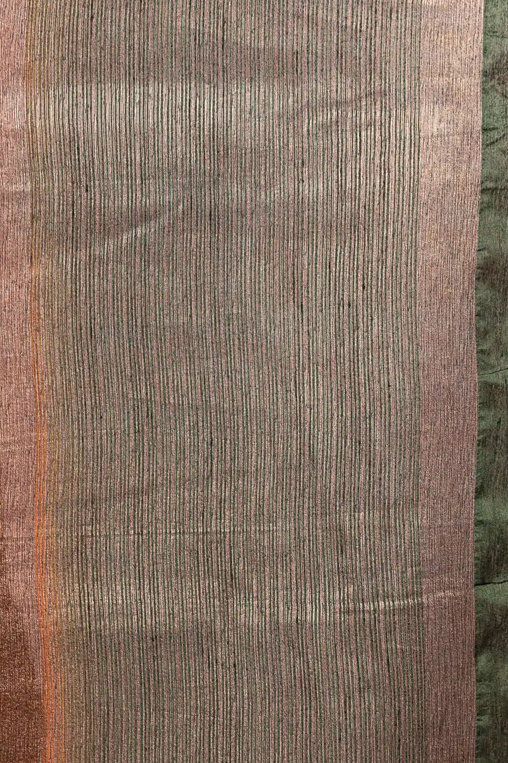 Dried Mustard Color Semi Jute Saree