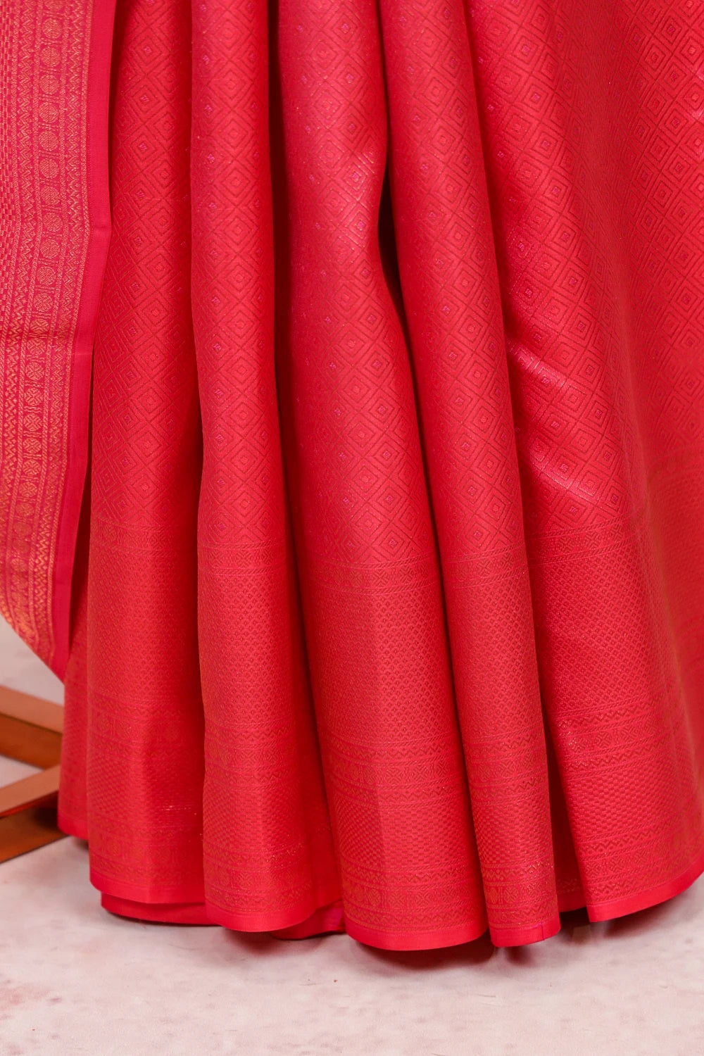 Red Rose Kancheepuram Silk Saree
